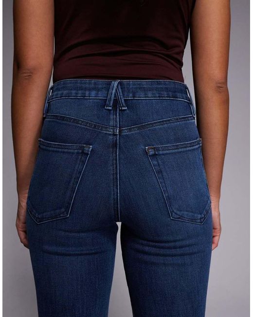 GOOD AMERICAN Blue Soft Tech Good Classic Bootcut Jeans