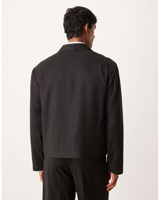 ASOS Black Boxy Suit Jacket for men