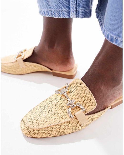 Stradivarius Blue – mules-loafer