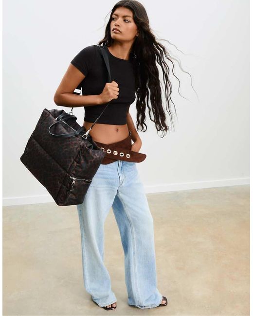 Borsa Shopping di Stradivarius in Black