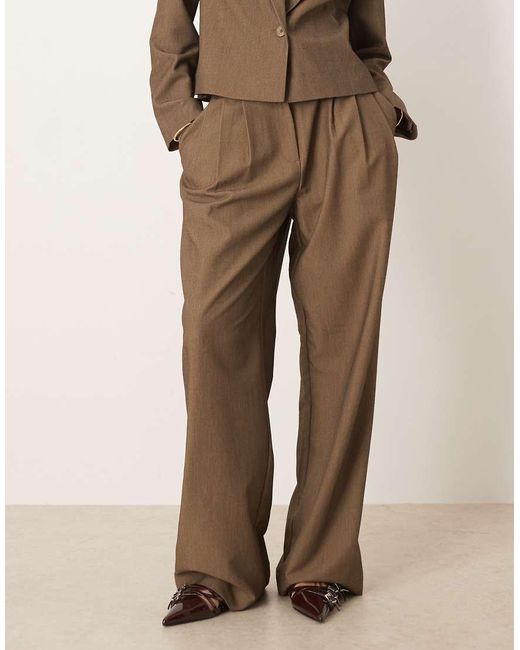 Y.A.S Natural High Waisted Tailored Trousers Co-Ord