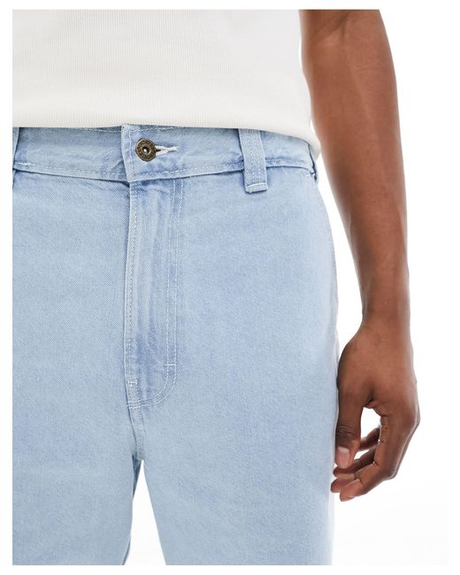 Madison - pantaloncini di jeans azzurro vintage di Dickies in Blue da Uomo