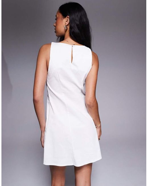 River Island Purple Mini Sleeveless Shift Dress