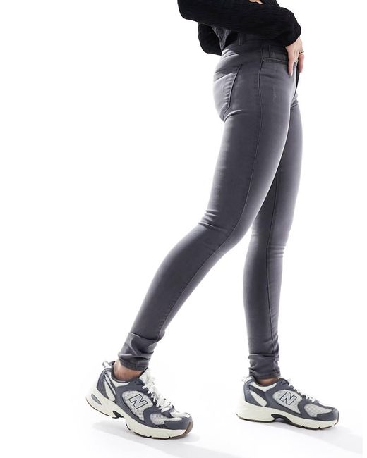 ONLY Black Royal Regular Waist Skinny Jeans