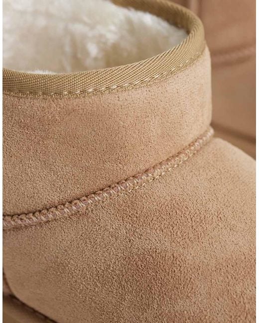 SEQWL Natural Cosy Mini Ankle Boots
