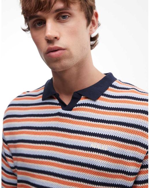 Parlez White Short Sleeve Princeton Polo Shirt for men