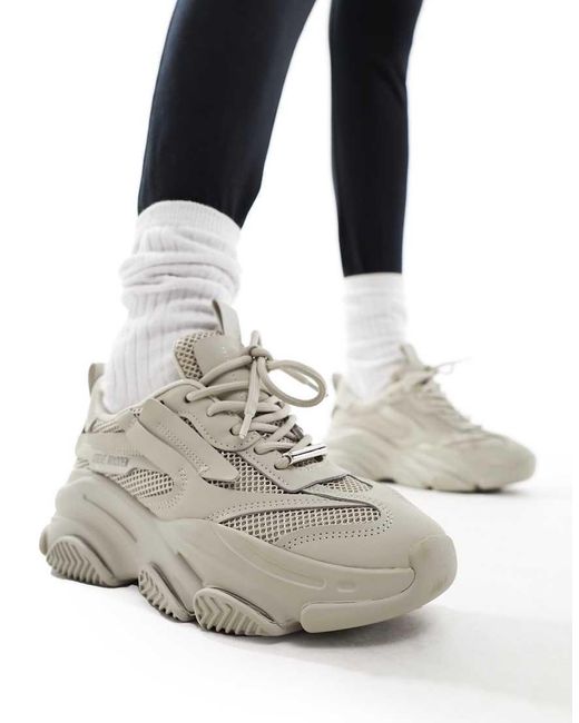 Steve Madden Gray Possession Trainers