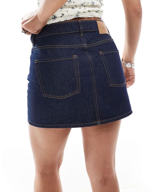 JJXX Blue Co Ord Denim Mini Skirt