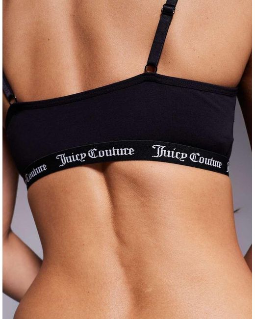 Juicy Couture Black Triangle Bralet