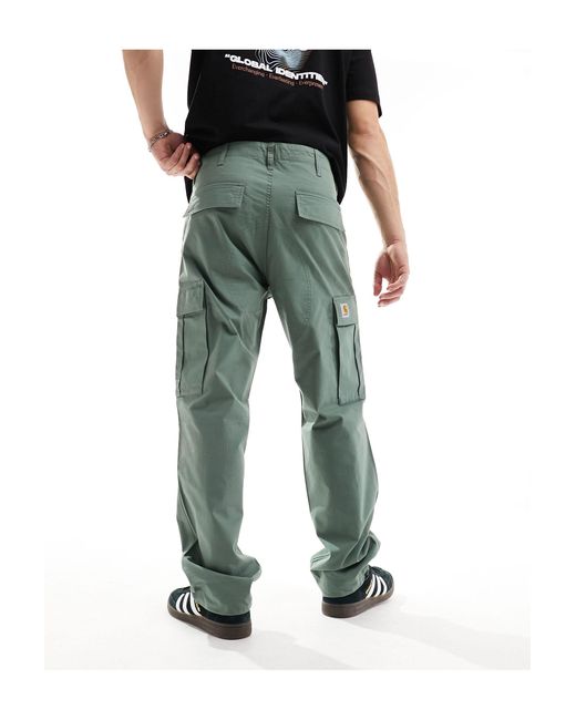 Pantalon cargo coupe classique Carhartt pour homme en coloris Green