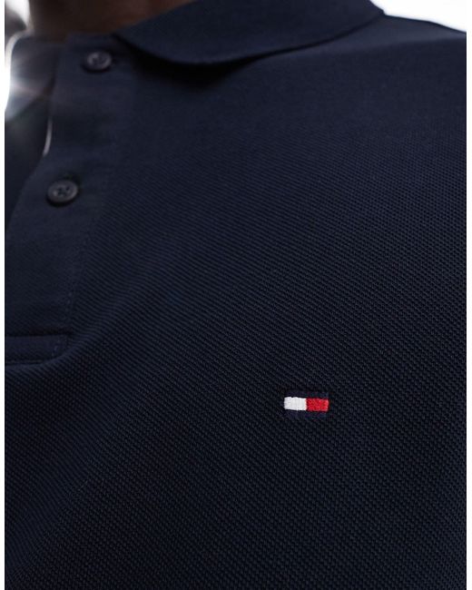 Polo coupe classique avec patte Tommy Hilfiger pour homme en coloris Blue