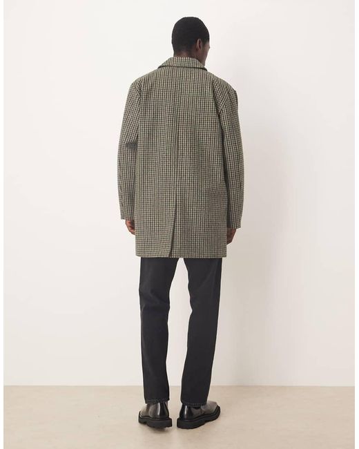 ASOS Natural Mid Length Carcoat for men