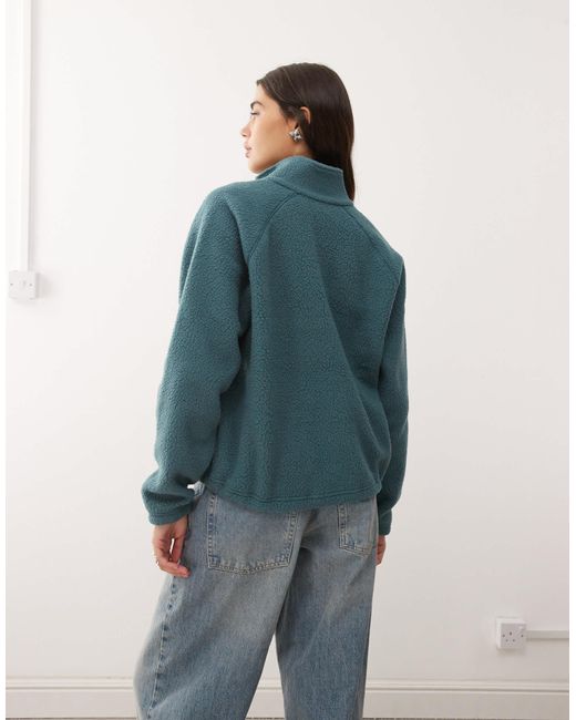 Jasper ridge - polaire texturée avec col à boutons-pression Columbia en coloris Blue