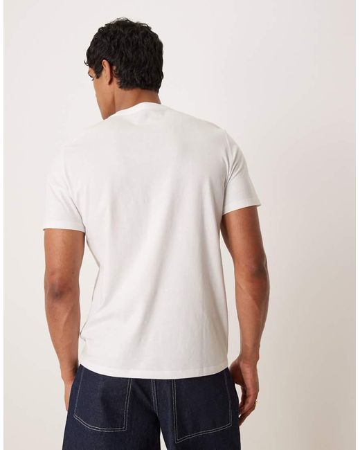 Calvin Klein T-Shirt Met Abstract Grafisch Logo in het White voor heren