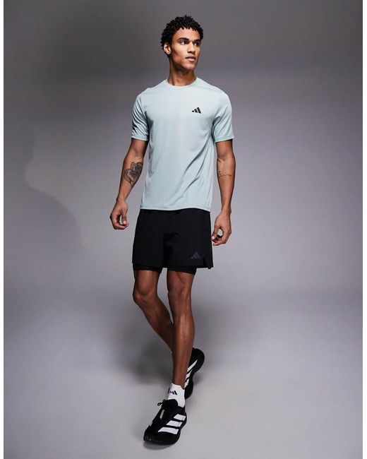 Adidas Originals Workout Essentials in het Blue voor heren