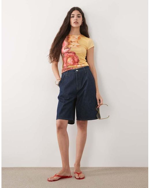 ASOS Multicolor Textured Mesh Short Sleeve Baby T-shirt