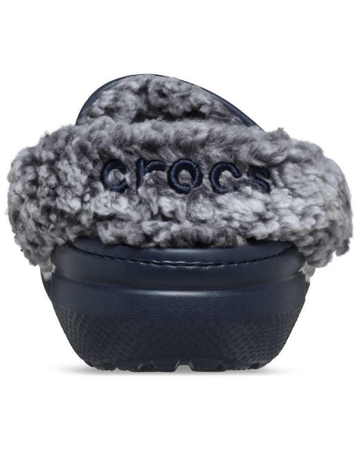 CROCSTM Blue Classic Fleece Lined Clog