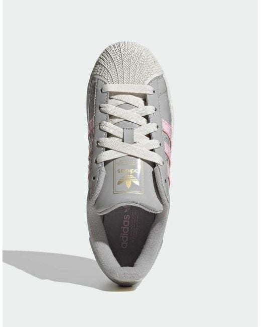 Adidas Originals Gray Superstar Shoes