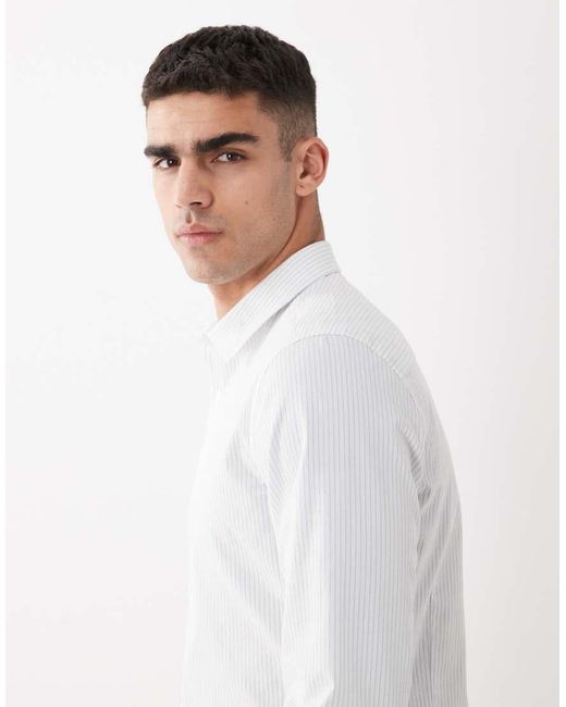 ASOS White Smart Slim Shirt for men