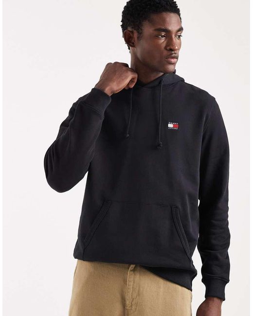Tommy Hilfiger Blue Badge Logo Hoodie for men