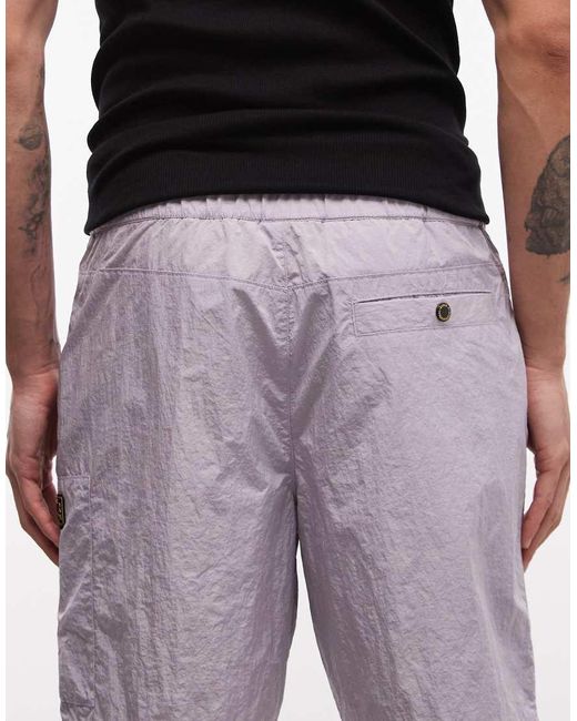 Barbour White Inline Co-ord Logo Shorts for men