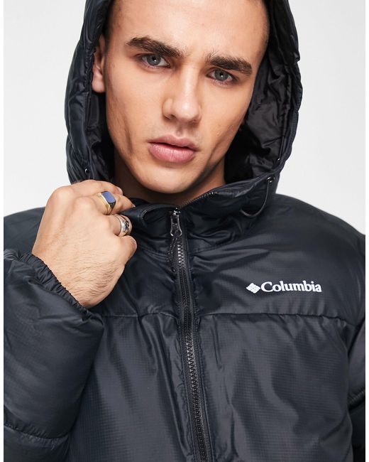Columbia Blue Puffect Hooded Jacket for men