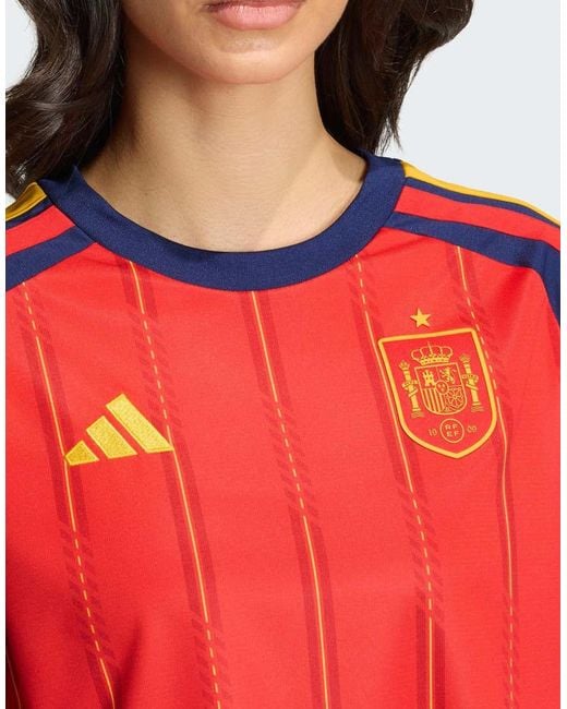 Adidas Originals Red Spain 26 Home Cropped Jersey