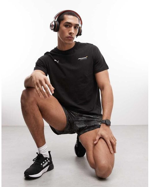 PUMA Black Mclaren Racing Graphic Tee for men
