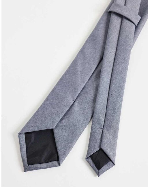 Cravatta Testurizzata di ASOS in Blue da Uomo