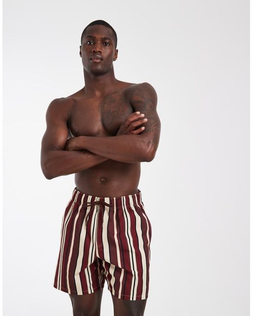 ASOS Brown Swim Shorts for men
