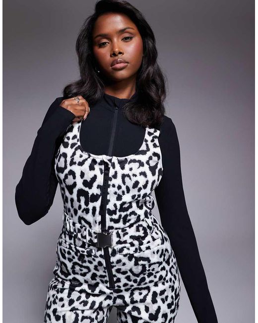 ASOS 4505 Ski & Snow Multicolor Asos 4505 Ski Soft Shell Belted Water-repellent Bib Salopettes