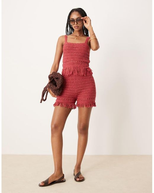 ASOS Red Co-ord Knitted Cami Top