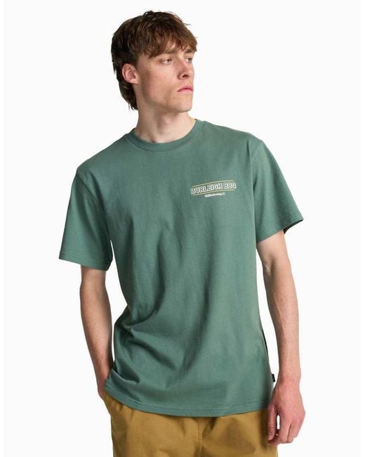 Billabong Green Food Court Short Sleeve T-Shirt for men