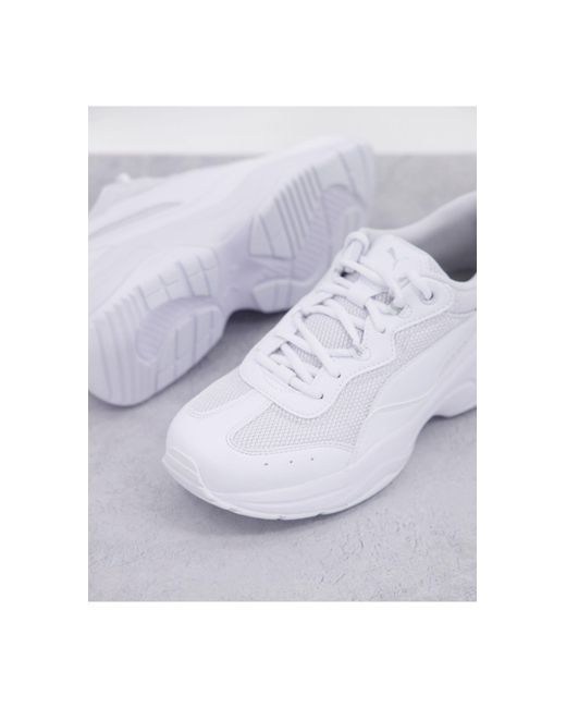Cilia - sneakers bianche con suola spessa di PUMA in Bianco | Lyst