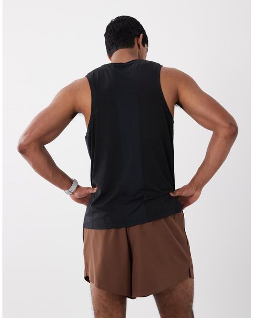 4505 Blue 2-in-1 Quick Dry 5" Woven Running Shorts With Zip Pockets for men