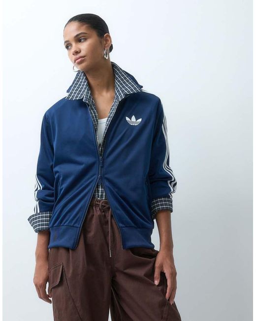 Adidas Originals Blue Firebird Loose Track Top