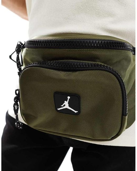 green nike bum bag