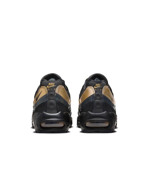 Nike Black Air Max 95 Premium Sneakers for men
