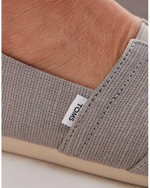TOMS Gray Alpargata Shoes