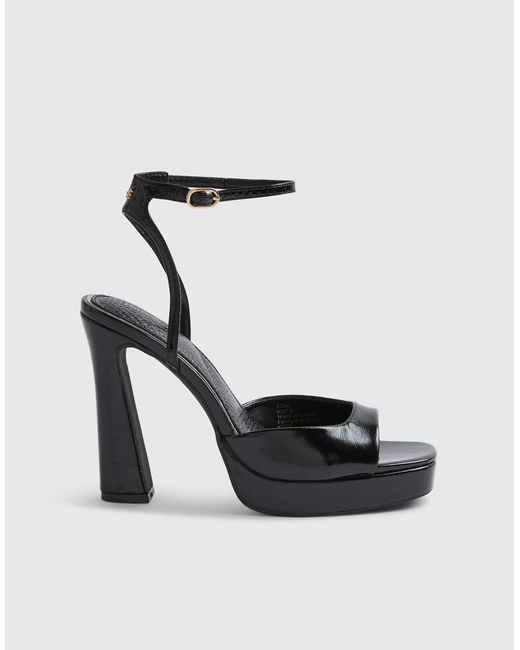 River Island White Platform Heeled Sandals