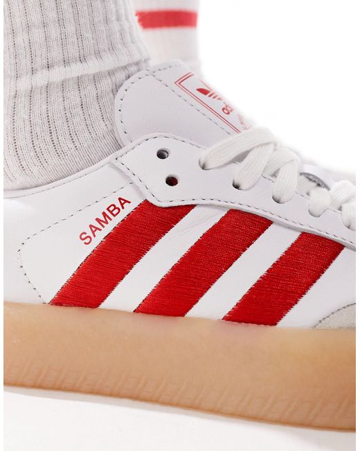 Adidas Originals Red Sambae Sneakers