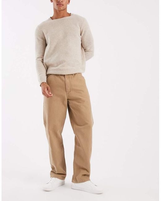 Levi's Natural 568 Loose Strt Carpenter for men