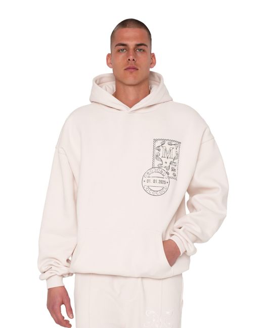 Multiply Apparel Natural – imprint – oversize-kapuzenpullover