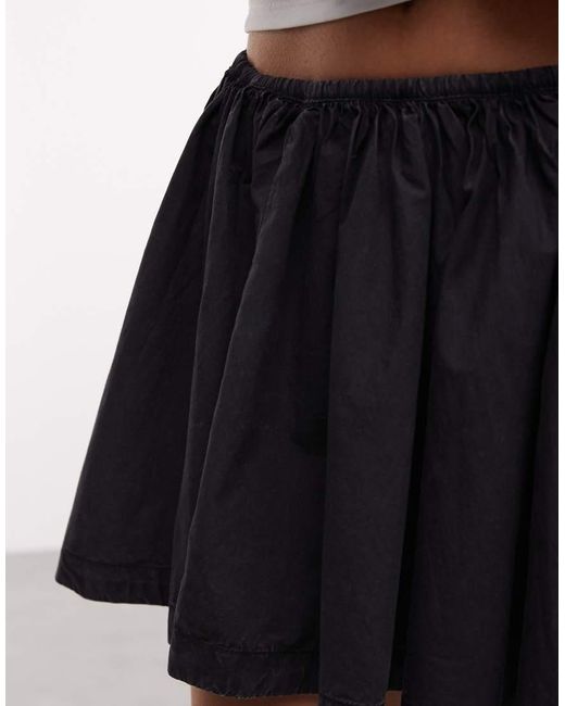 Weekday White Volume Mini Skirt