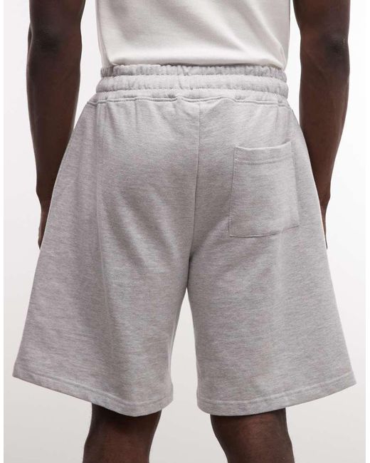 Prohibited White jogger Bermuda Shorts for men