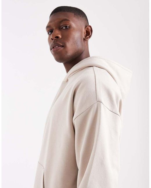New Look Natural Oversized Hoodie for men