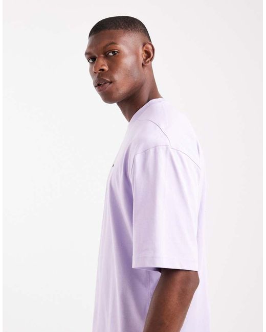 Adidas Originals Purple Adidas Training Power Oversize Tee for men