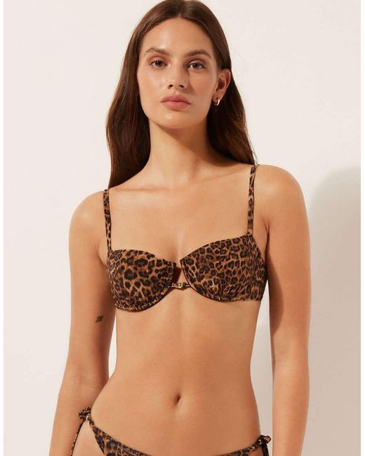 Calzedonia Black Balconette Bikini Top