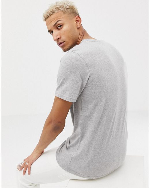 adidas Originals Adicolor T-shirt With Trefoil Logo in Grey (Gray) for Men Lyst