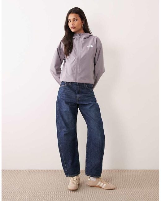 The North Face Purple Quest Cropped Jacket